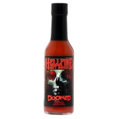 Hellfire Hot Sauce | Doomed avec 6.66 Million SHU extrait de piment SHACK à SAUCE