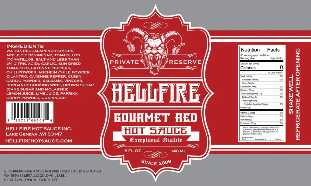 Hellfire Hot Sauce | Gourmet Red SHACK à SAUCE