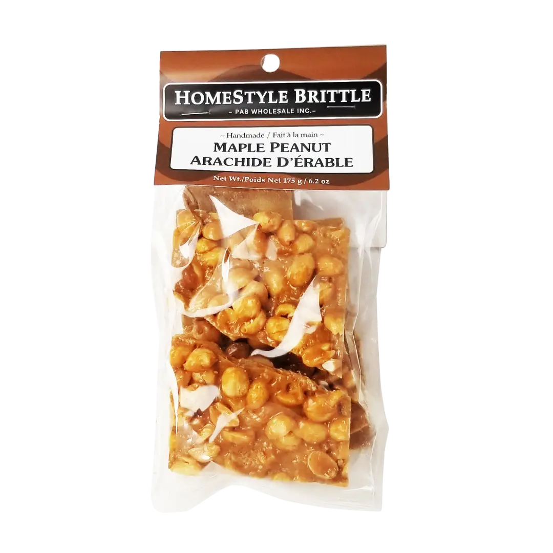 Homestyle Brittle | Maple Peanut SHACK à SAUCE