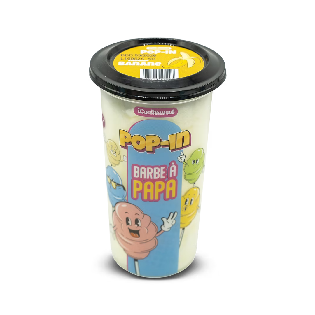 IConiksweet | Pop-In - Barbe a Papa - Banane Shack à Sauce