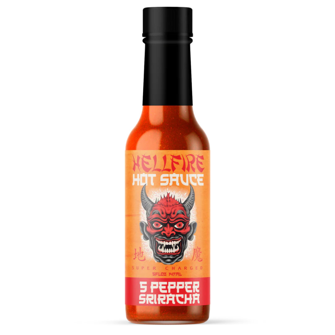 Hellfire Hot Sauce | 5 Pepper Sriracha