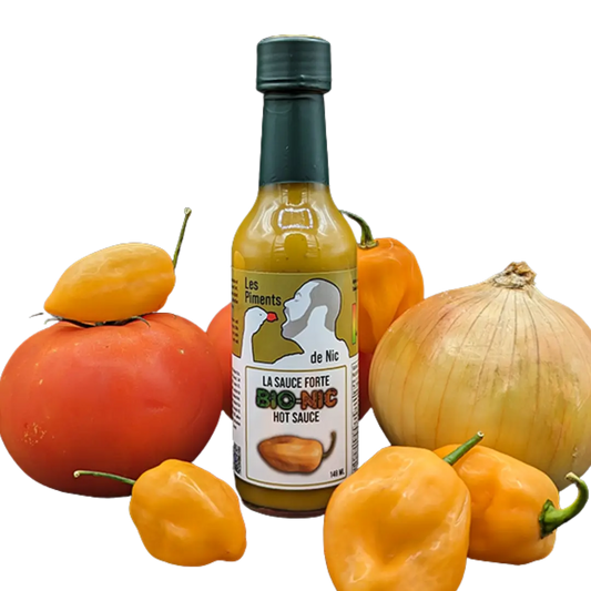 Les Piments de Nic | La sauce forte Bio-Nic Shack à Sauce