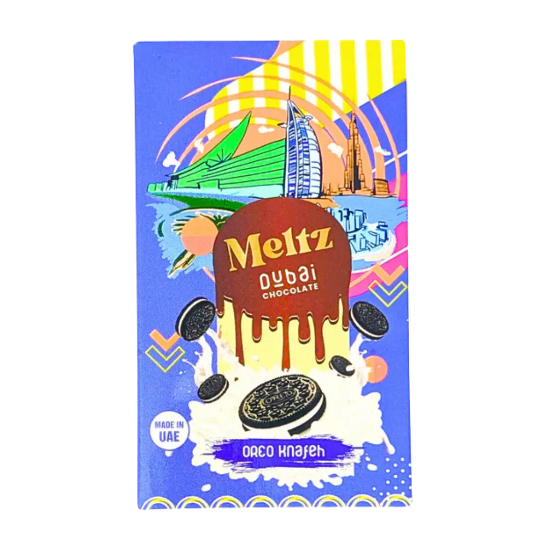 MELTZ DUBAÏ | Chocolat Knafec Oreo Shack à Sauce