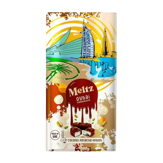 MELTZ DUBAÏ | Chocolat à la pistache avec Coconut Shack à Sauce