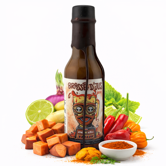 Les Sauces Piquantes MTHell | Brassee d'jus Satay Shack à Sauce