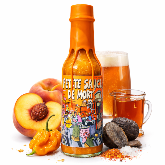 Les Sauces Piquantes MTHell | Petite Sauce De Mort Pêche & Bacon Shack à Sauce
