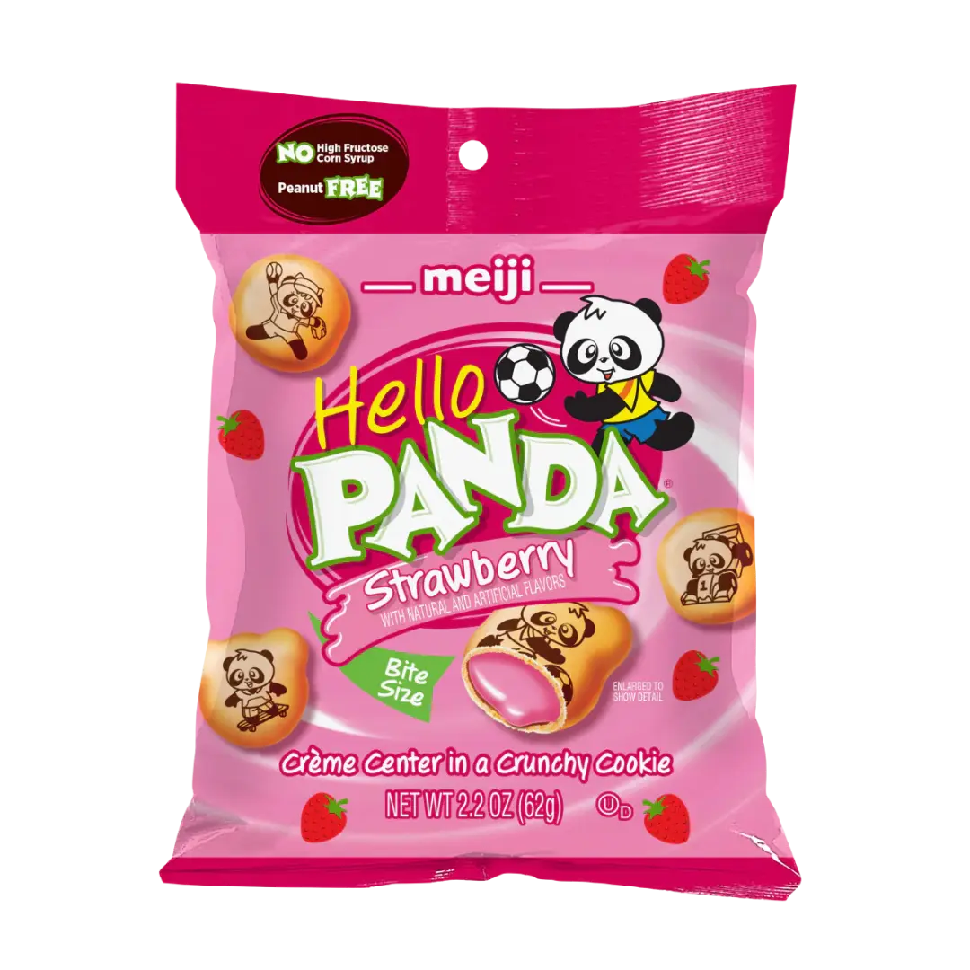 Meiji | Hello Panda - Strawberry SHACK à SAUCE