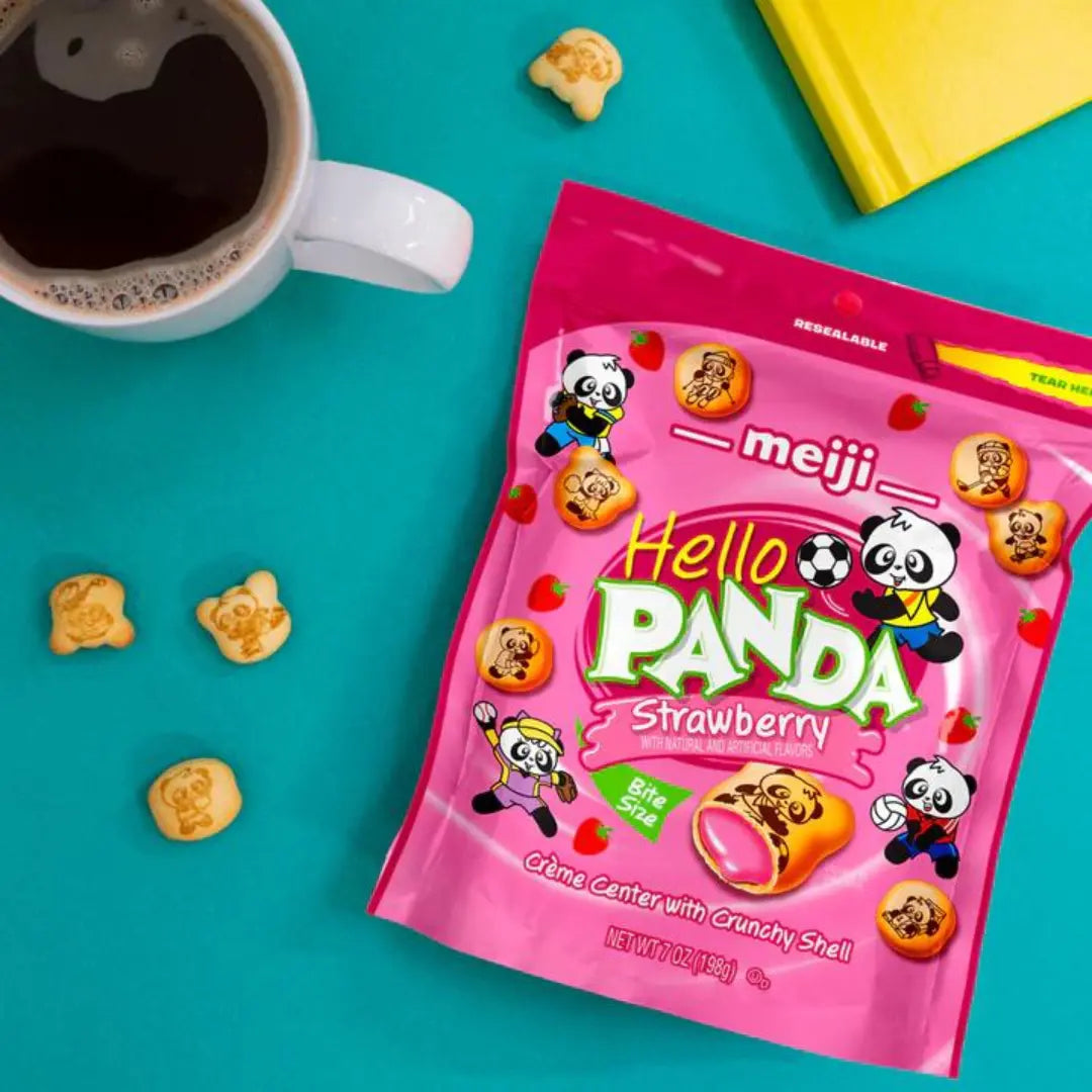 Meiji | Hello Panda - Strawberry SHACK à SAUCE