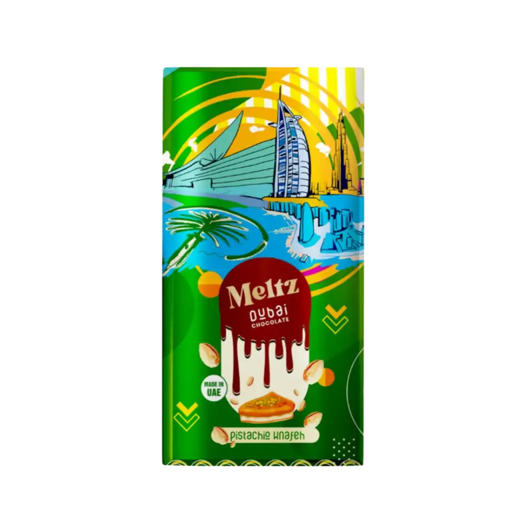 , Meltz Chocolat Dubaï Pistache Shack à Sauce