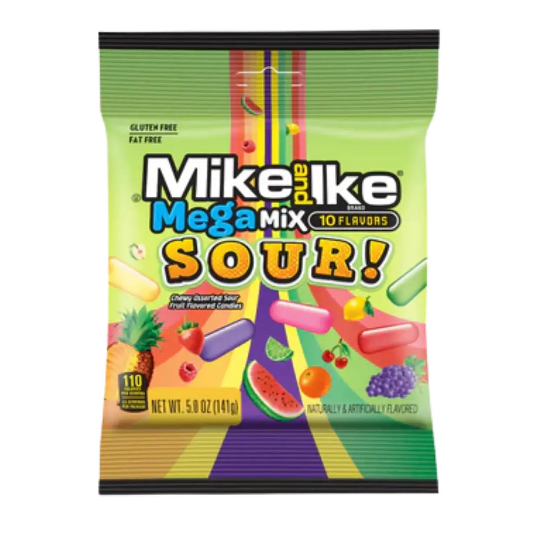Mike & Ike | Mega Mix Sour (Bag) SHACK à SAUCE