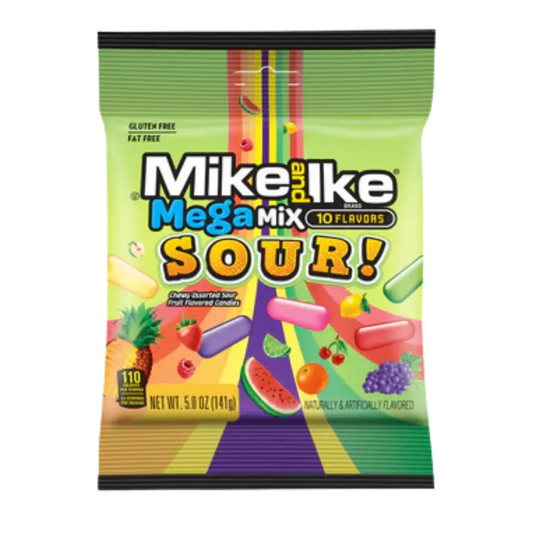 Mike & Ike | Mega Mix Sour (Bag) SHACK à SAUCE