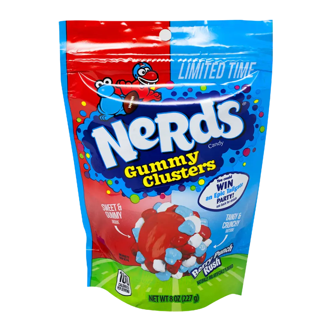 Nerds Candy | Gummy Clusters - Berry Punch Rush - 8oz Shack à Sauce