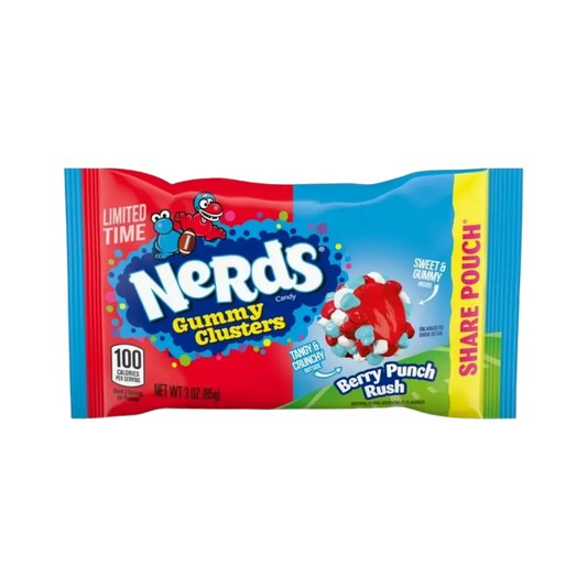 Nerds Candy | Gummy Clusters - Berry Punch Rush Shack à Sauce