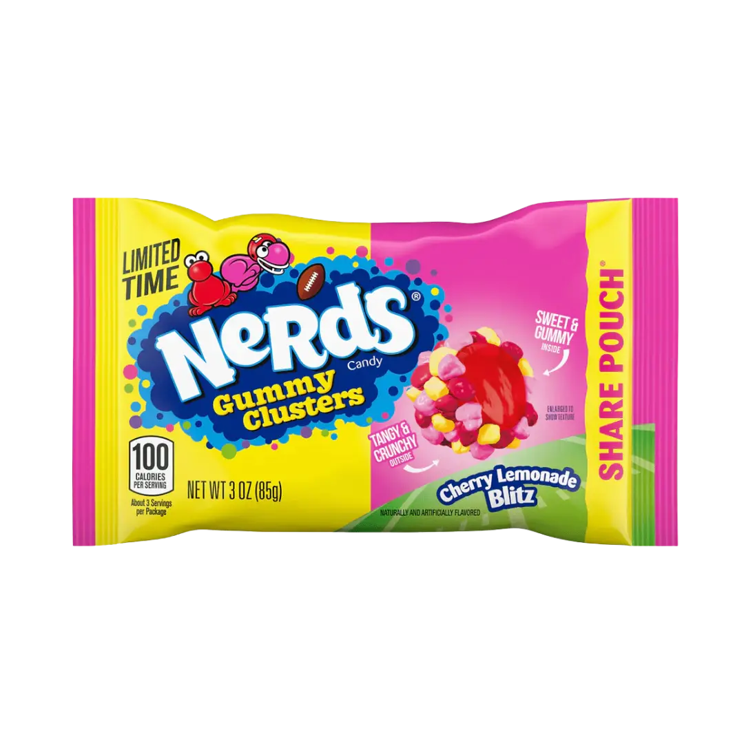 Nerds Candy | Gummy Clusters - Cherry Lemonade Blitz - Share Pouch Shack à Sauce