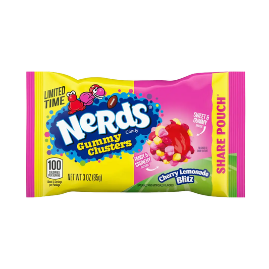 Nerds Candy | Gummy Clusters - Cherry Lemonade Blitz - Share Pouch Shack à Sauce