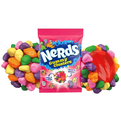 Nerds Candy | Gummy Clusters - Rainbow (Bag) Ferrara Candy Company