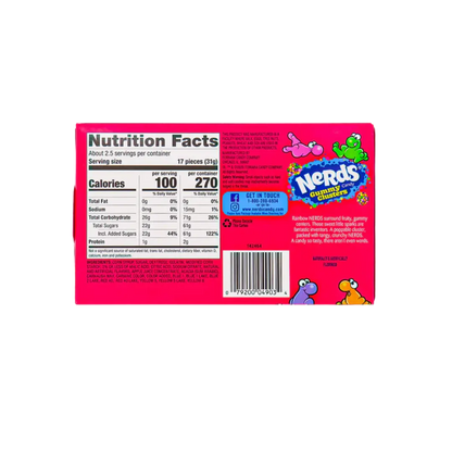 Nerds Candy | Gummy Clusters Rainbow (Box) Ferrara Candy Company