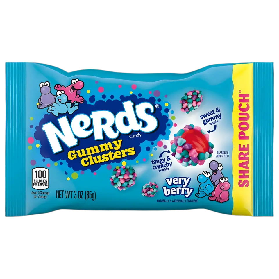 Nerds Candy | Gummy Clusters - Very Berry (Bag) Ferrara Candy Company