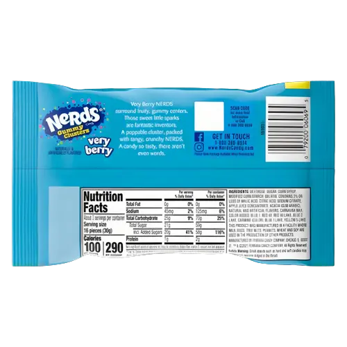 Nerds Candy | Gummy Clusters - Very Berry (Bag) Ferrara Candy Company
