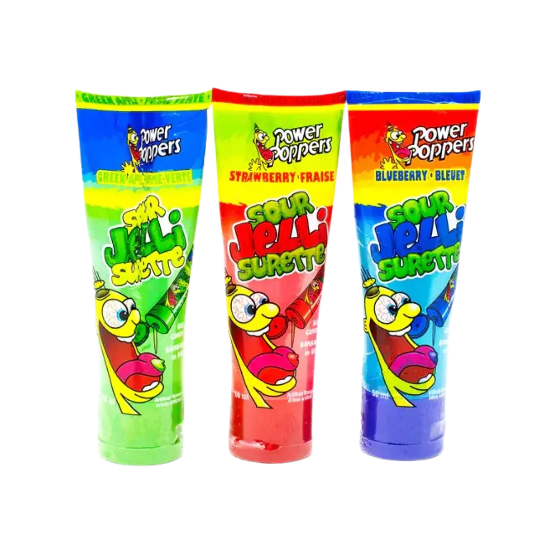 Power Poppers | Sour Jelli Suret SHACK à SAUCE