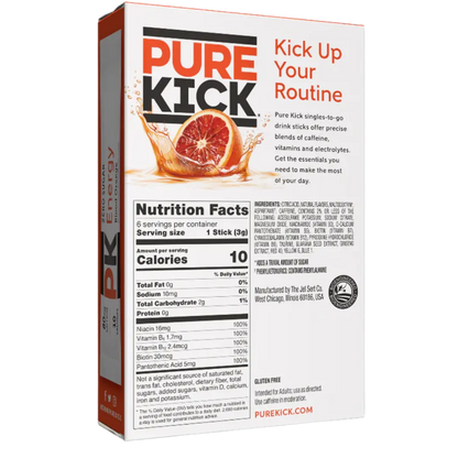 Pure Kick | Energy Singles To Go - Blood Orange Pure Kick