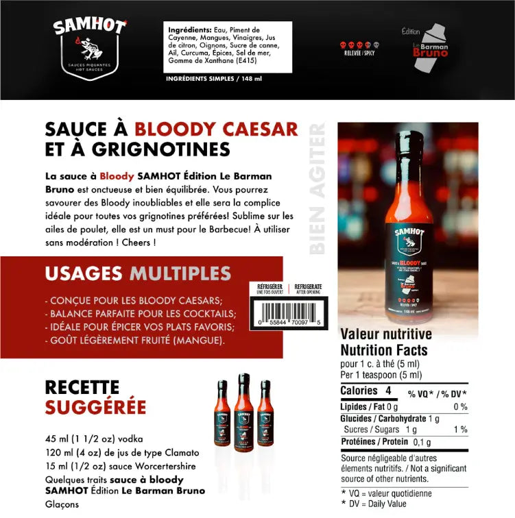 Samhot | Sauce à Bloody Samhot
