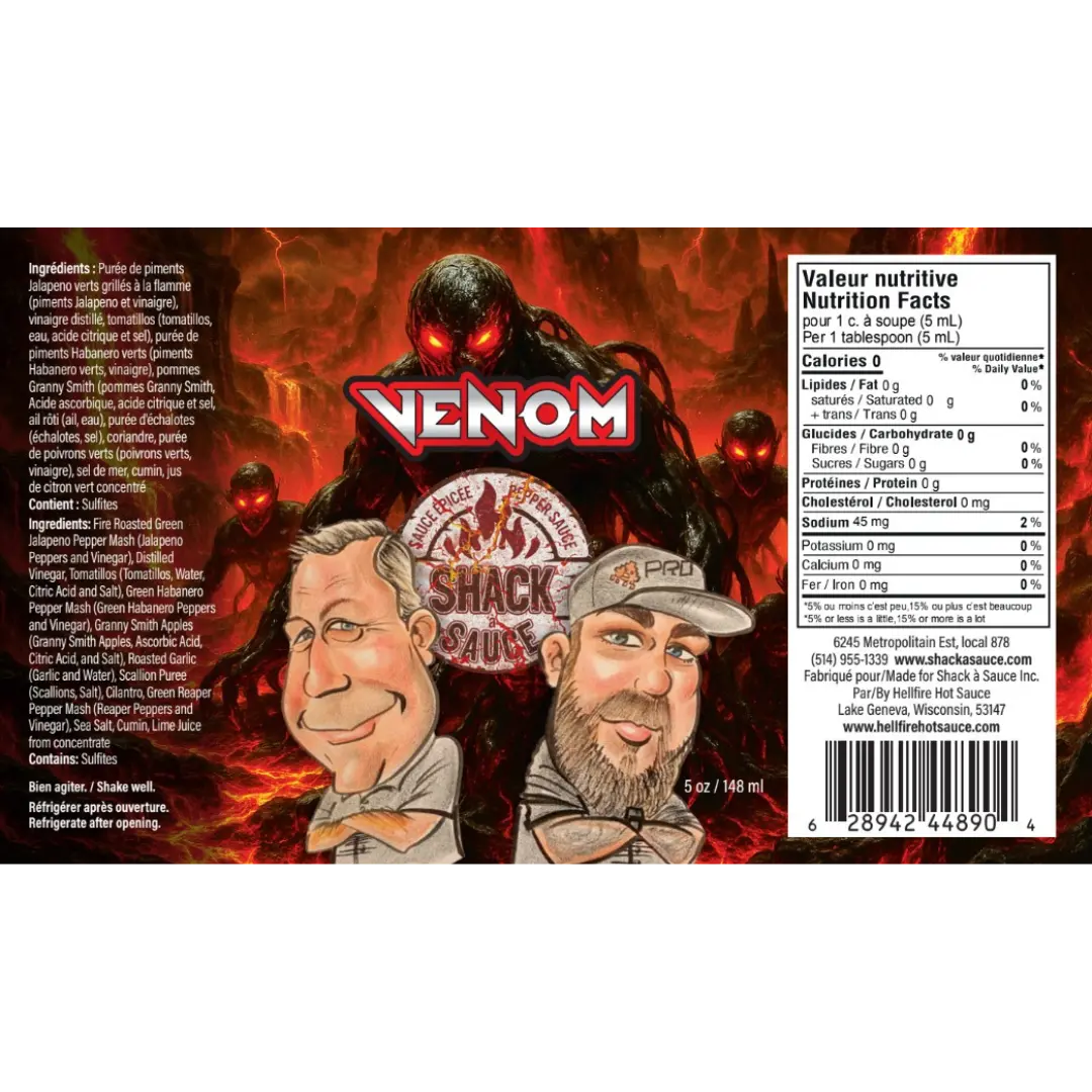Shack a Sauce | Venom Shack à Sauce