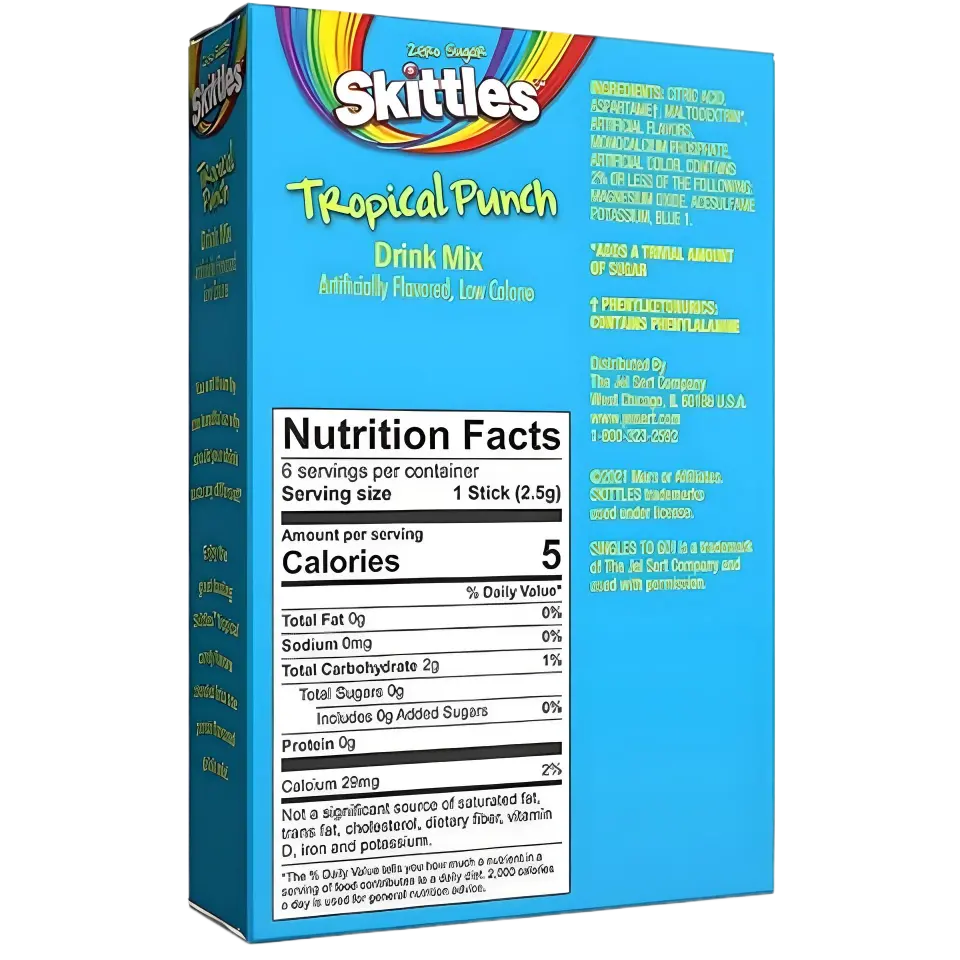 Skittles | Single To Go - Rainbow Tropical Punch Skittles