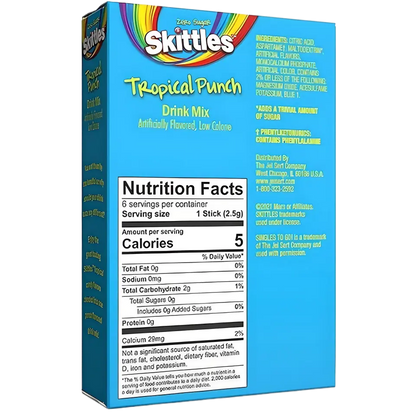 Skittles | Single To Go - Rainbow Tropical Punch Skittles