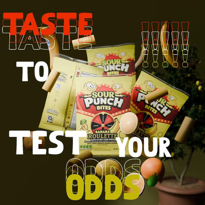 Sour Punch | Bites - Roulette - Banana SHACK à SAUCE