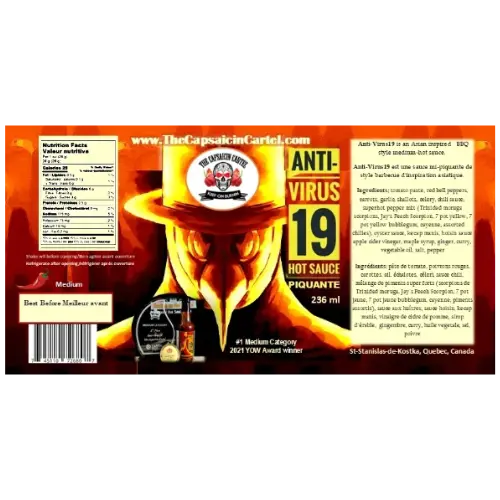 The Capsaicin Cartel | Anti-Virus 19 SHACK à SAUCE