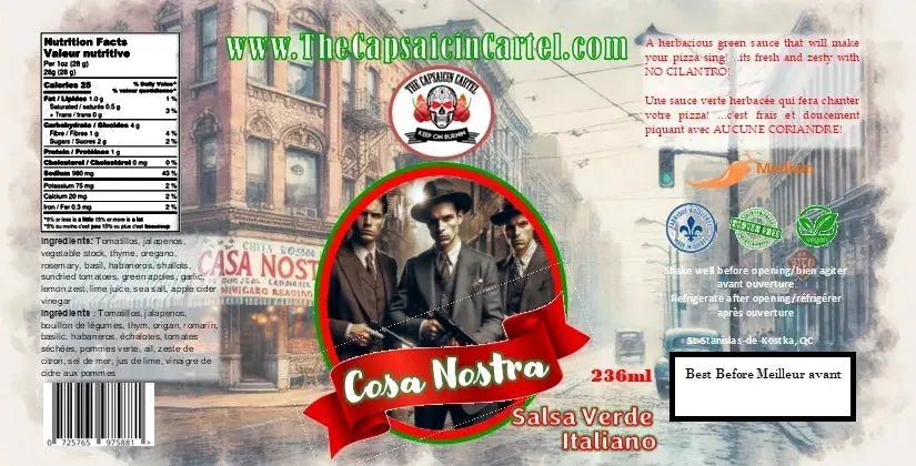 The Capsaicin Cartel | Cosa Nostra Shack à Sauce