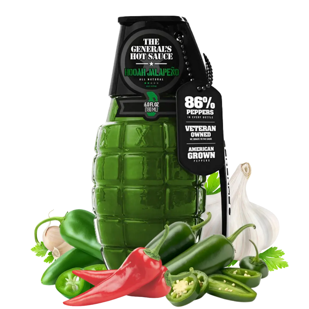 The Generals Hot Sauce | Hooah Jalapeno Shack à Sauce