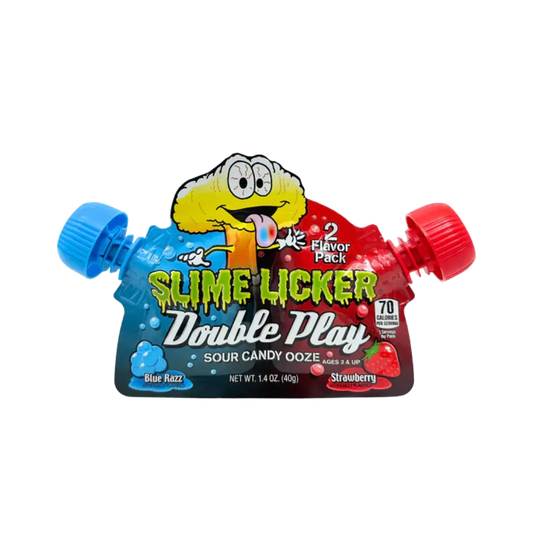 Toxic Waste | Slime Licker Double Play - Blue Razz & Strawberry Shack à Sauce