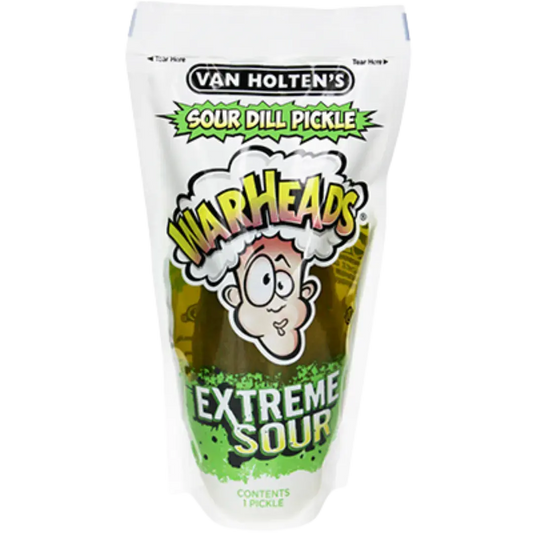 Van Holtens | Sour Dill Jumbo Pickle - Warheads Shack à Sauce
