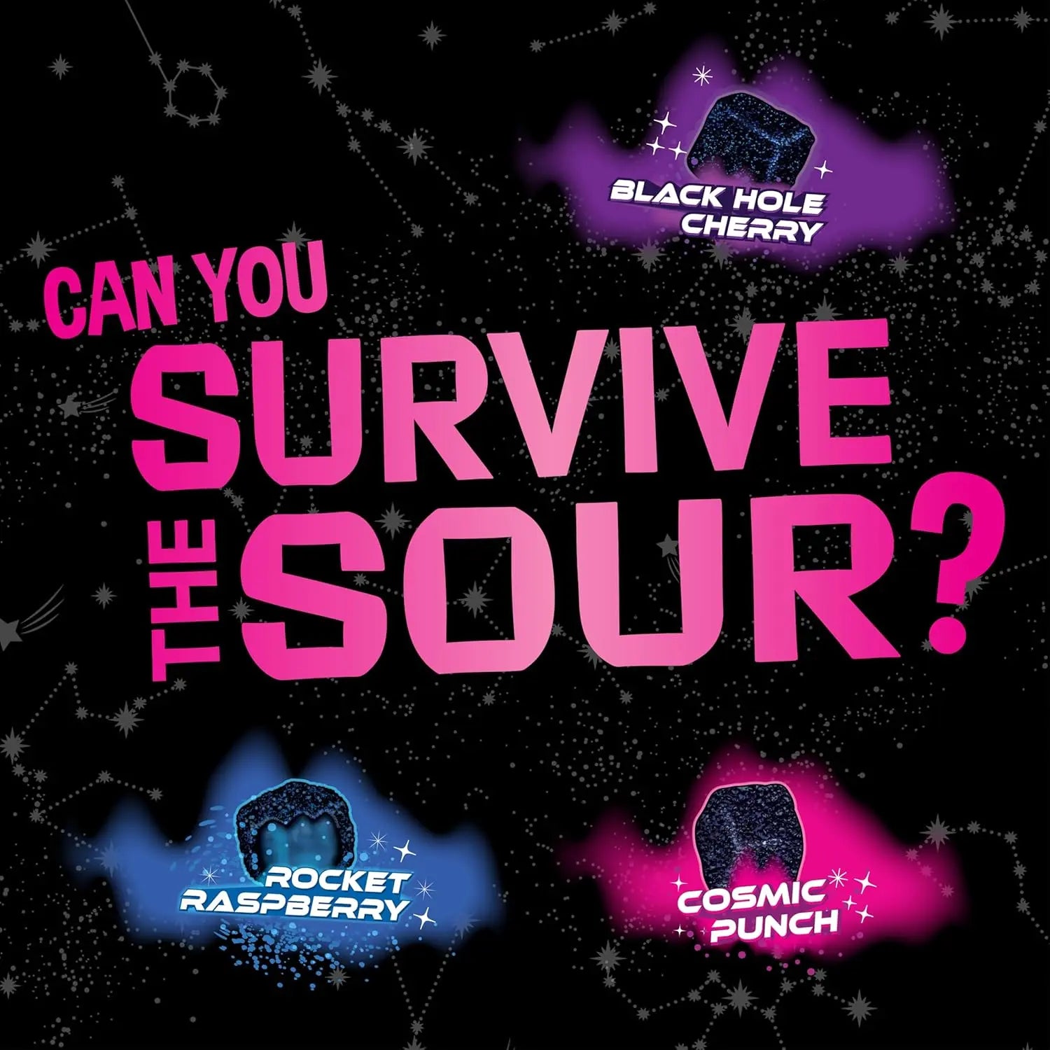 Warheads | Galactic Mix Cubes (Bag) SHACK à SAUCE